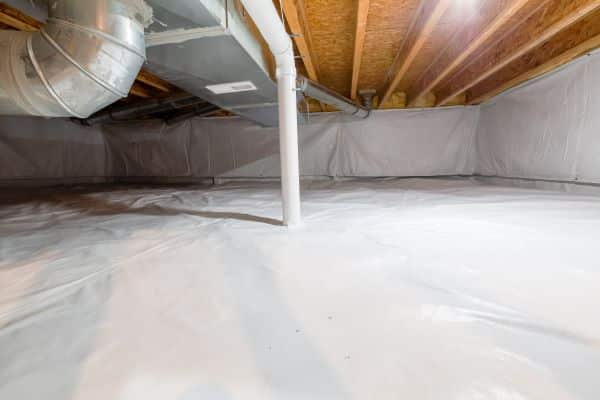 Crawlspace encapsulation services.